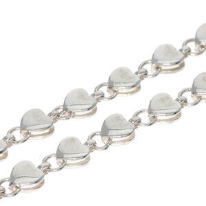 Tiffany Co Puff Heart Necklace Silver